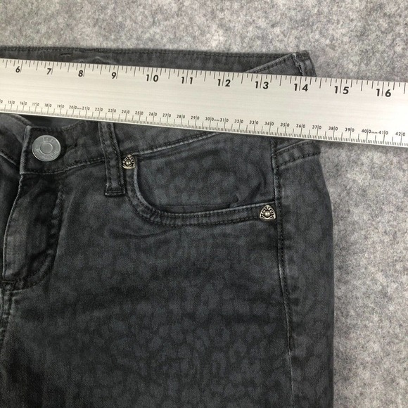 KUT from the Kloth Brigitte Ankle Skinny Jeans Women's 2 Leopard Print Casual - Picture 7 of 13